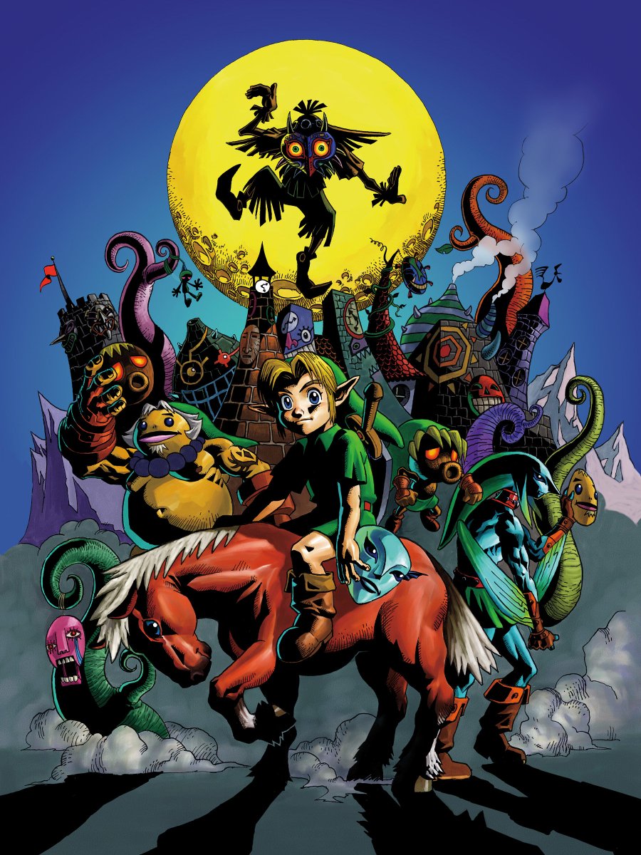 ZeldaWiki's tweet photo. On October 26, 2000 Majora's Mask was released in North America for the Nintendo 64.

https://t.co/x0p0zJRKmy https://t.co/WHalxDd14P