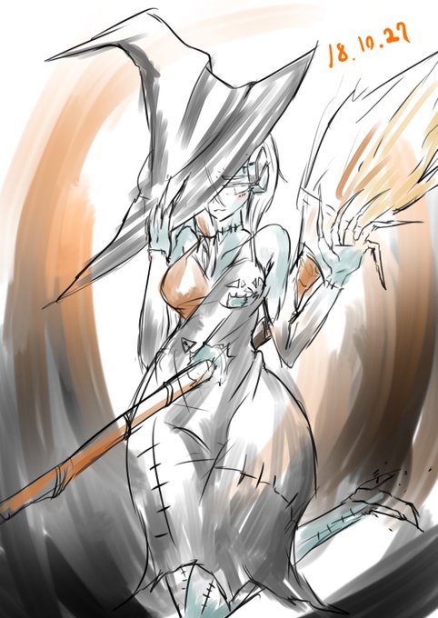 お題は「ハロウィンから連想する人外」で
仮装する必要なんてないんだけど、ここぞとばかりに自分の強みを使っていくフランケンちゃん
#人外版深夜の真剣お絵描き60分一本勝負 