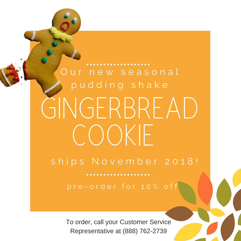 RobardCorp's tweet photo. #Robard is excited to announce the launch of yet another new seasonal #mealreplacement for your patients, #Gingerbread Cookie #Pudding & #Shake! Coinciding with the Fall & Winter, it be available for a limited time (while supplies last)! To order, call us at (800) 222-9201. https://t.co/MQdRAkTWjL