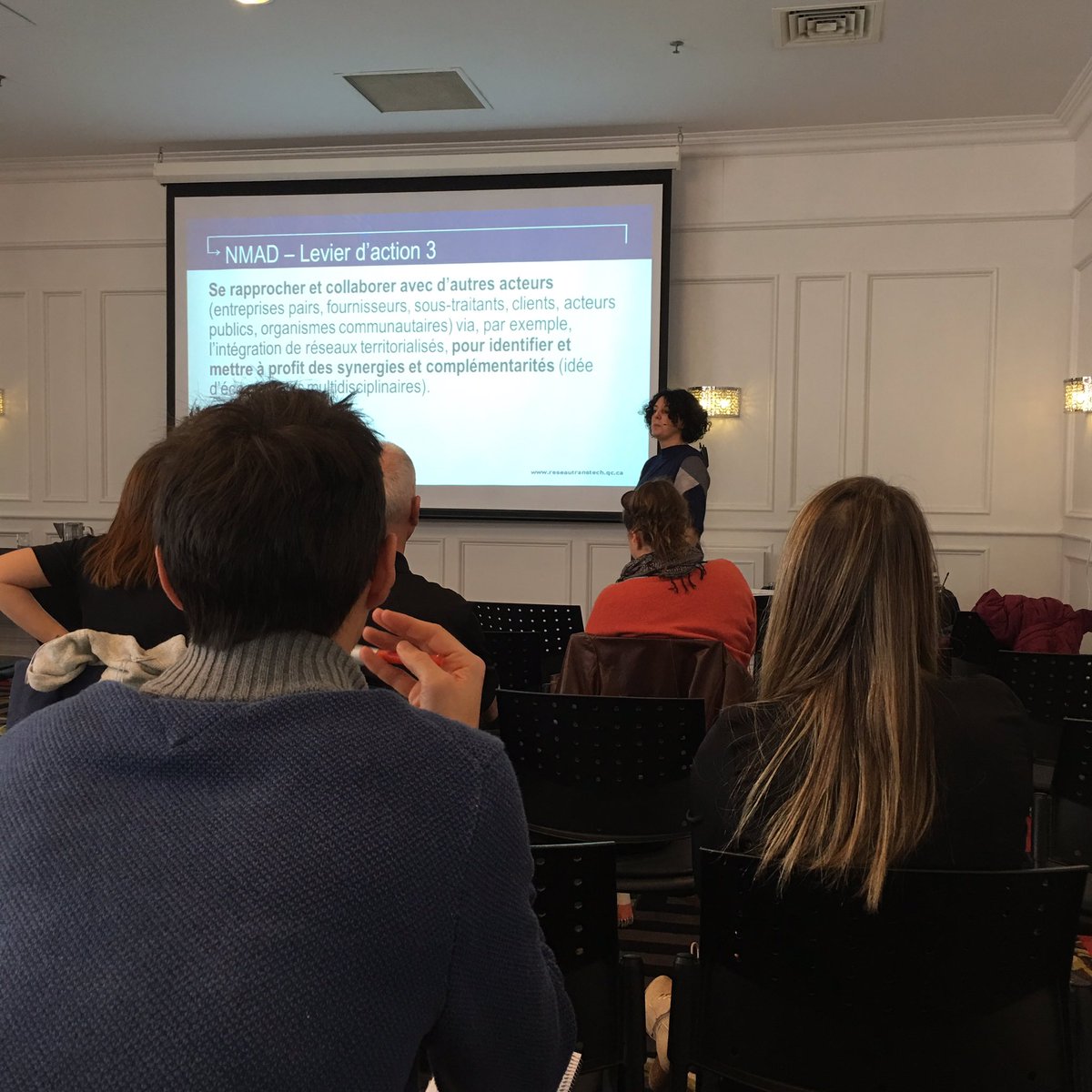 Les nouveaux modèles d’affaires durables par Isabeau Four du CÉRSÉ lors du J3 du #FORUMRTT2018