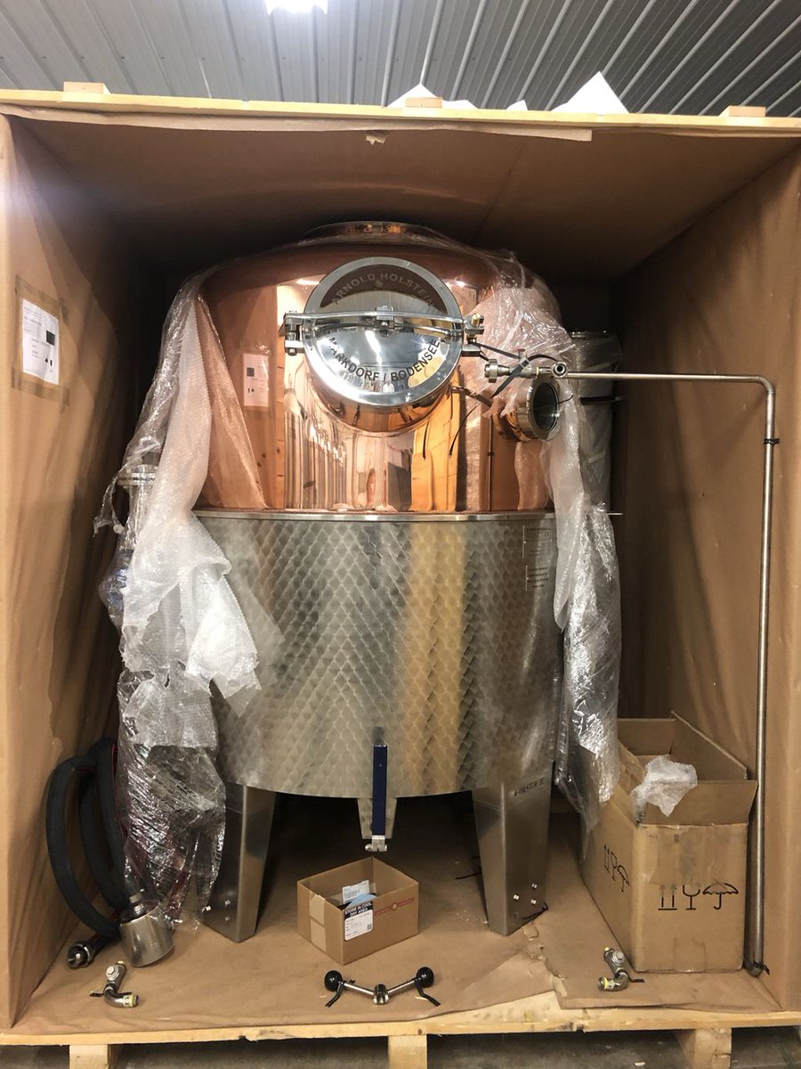 We had a blast unboxing our new still yesterday! Now the fun part, putting it together! #shareeauclaire