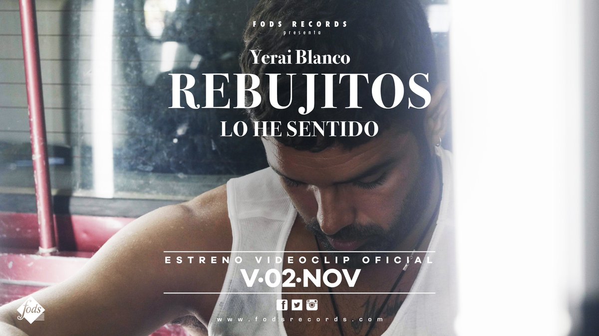 Notición!
El próximo viernes 02 de noviembre Yerai Blanco <a href="/LosRebujitos/">Los Rebujitos</a> presenta nuevo single y videoclip "Lo he sentido"! 😍 
Anota la fecha! 👏🏼👏🏼