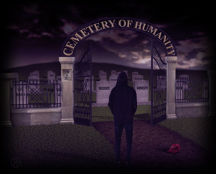 eTruePolitics's tweet image. Thanks again for the RT, Stan. Related story:

Donald J. Trump? 

All men are human.
Donald J. Trump is a man.
Hence, Donald Trump is a human.

Proof that syllogisms lie.

#BombStuff  etruepolitics.com/cemetery-of-hu…