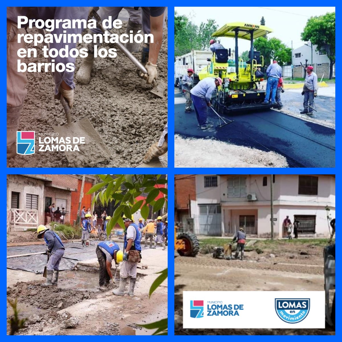gorrisantoro's tweet photo. Con el Prog de Repavimentación del @MunicipioLdeZ, en el Barrio San José sólo restan pavimentar las últimas 3 calles de tierra. Finalizadas las obras de Golondrina, Rep. Arg y San Juan, podremos declarar "Calles de Tierra CERO" en los limites de la Delegación San Jose Oeste https://t.co/bzlJcgMrlY