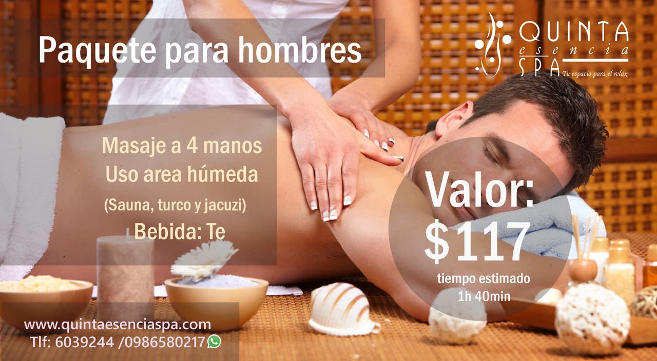 Spa para hombres quito sale