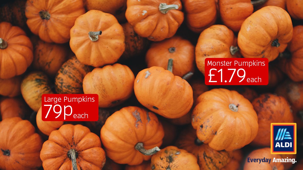 Aldi Stores UK on Twitter: "When it comes to #Halloween pumpkin carving, the bigger the better 🎃 ...