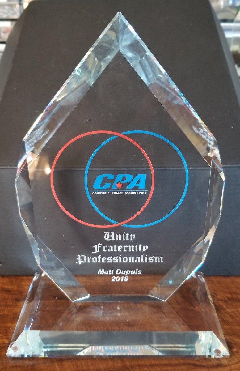 DaveMacLean121's tweet photo. Honoured 2 welcome retirees/honorees/award recipients/guests 2 the 24th @CnwlPoliceAssoc @CCPSmedia Awards &amp; Recognition Night. Congrats 2 all who were recognized &amp; to @CCPSTRAFFIC Matt Dupuis, this years recipient of the CPA Award!
@GuyLauzonMP 
@CityofCornwall 
@PoliceAssocON https://t.co/dIQUtDbaWJ