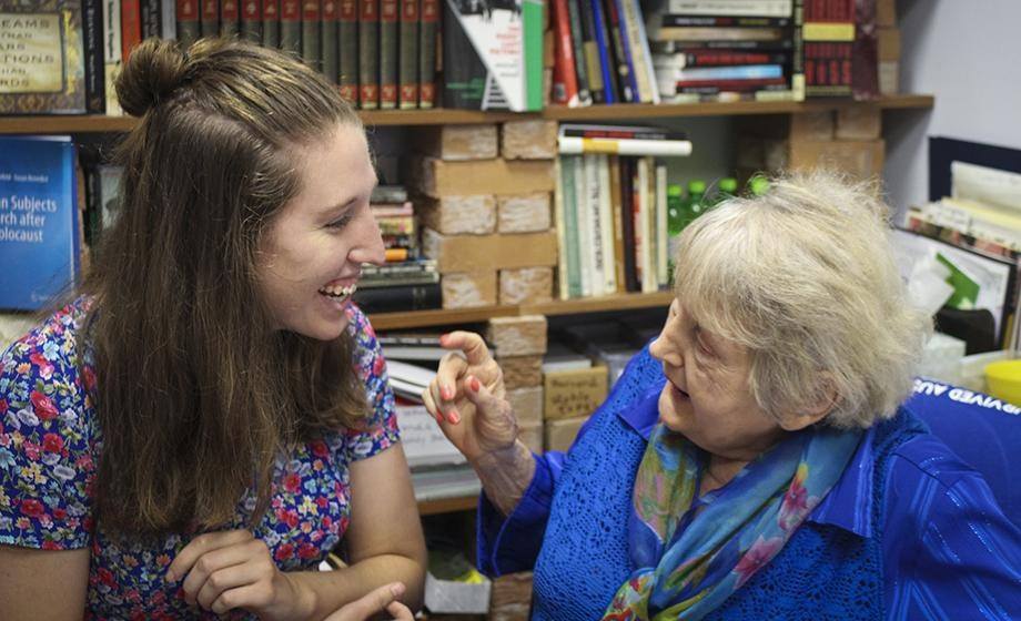ClarkUniversity's tweet photo. Don't forget to check out #CUFallFest2018 today in Goddard Library, 1-4 p.m. Casey Bush '19 will present "Forgiveness After the Holocaust: A Study of Eva Mozes Kor," at 2:25; she had interned at the @candlesmuseum with Kor, a survivor of experiments by Nazi doctor Josef Mengele. https://t.co/LwqZMAQEIk