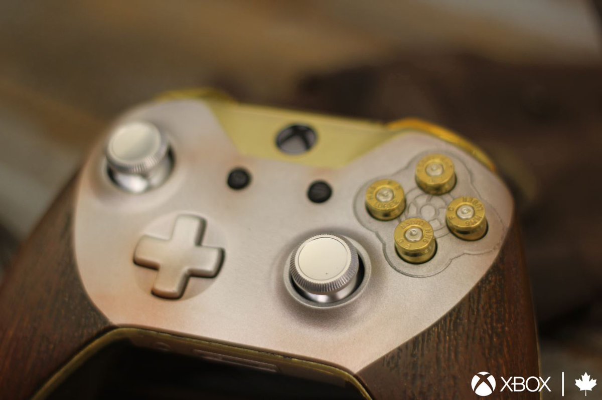 XboxCanada's tweet image. RT and follow for your chance to win this limited edition Xbox One Wireless Controller....and yes, the holster comes with it. 

Full #contest rules: bit.ly/2z5td46