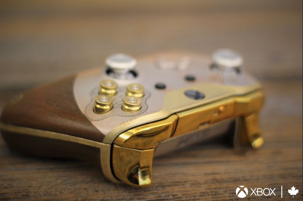 XboxCanada's tweet image. RT and follow for your chance to win this limited edition Xbox One Wireless Controller....and yes, the holster comes with it. 

Full #contest rules: bit.ly/2z5td46