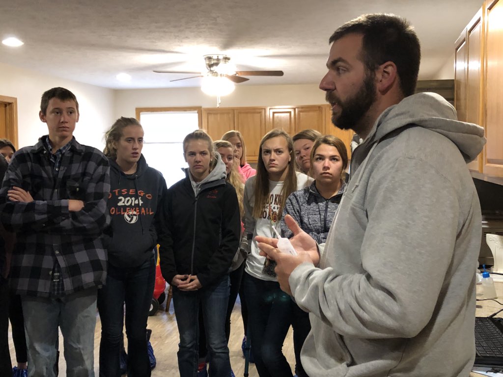 OtsegoFFA's tweet photo. Thank you @ShafferGoldRush a boar stud for the tour and teaching us about the process. #OtsegoKnights #PentaCC https://t.co/HwknvuwJLN