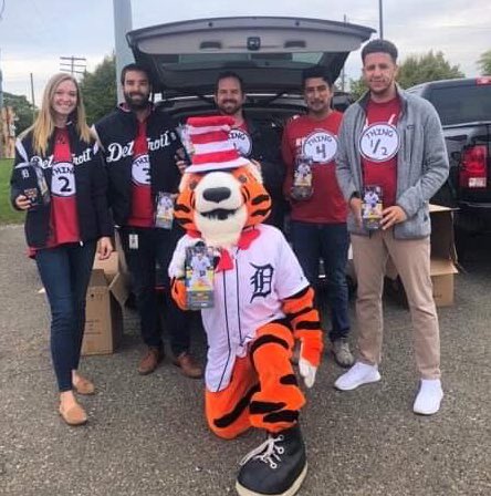 tigers's tweet photo. Our favorite cat in the hat.

#TrunkOrTreat https://t.co/N70OrRPO7a