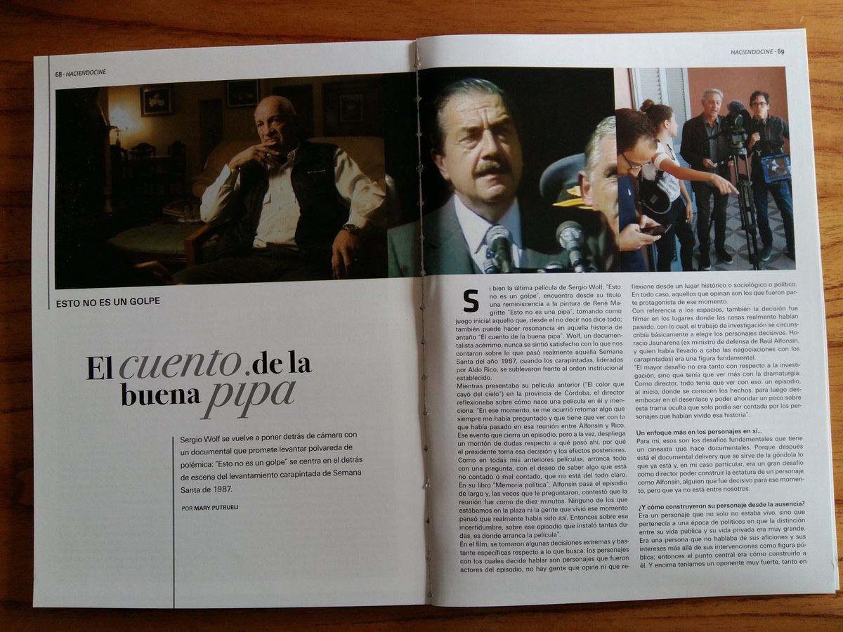 En la <a href="/HaciendoCine/">Haciendo Cine</a> de octubre no solo vas a enterarte de lo nuevo de Woody Allen🤓 sino que vas a conocer el detrás de escena del nuevo documental de <a href="/serdwolf/">sergio wolf</a> 🎬
📌ESTO NO ES UN GOLPE se estrena el 15 de Noviembre❗