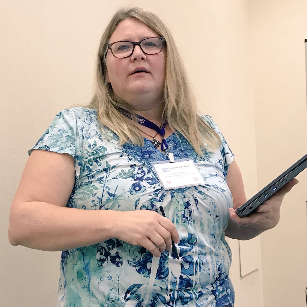 <a href="/ngpsmhs/">Mayerthorpe High</a> Lillian Lundstrom speaks to the students creating things greater than should could have possibility imagined, and growing comfortable in being both leader and learner in her classrooms with her students. #conedtech #ngps10