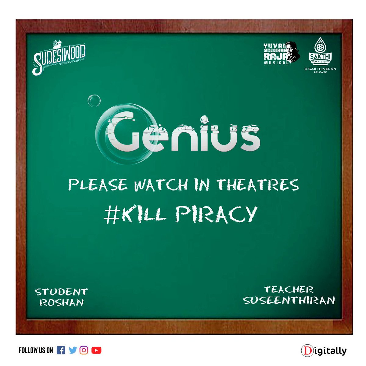 Kollywood_Area's tweet photo. #GeniusFromToday
#GeniusRunningSuccessfully
@dir_susee @thisisysr @PriyaaLal @Roshanoffl @sudesiwood @D_igitally https://t.co/9rttxYHiS5