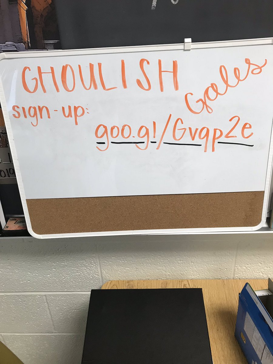 DLSLHS's tweet photo. Sign up link for Ghoulish Gales! This link is for Latin club students only. 
Ghoulish Gales is next Tuesday, October 30th from 6-7:30 pm. 
https://t.co/2c5ME9c9uu https://t.co/1R4pPG2qcD