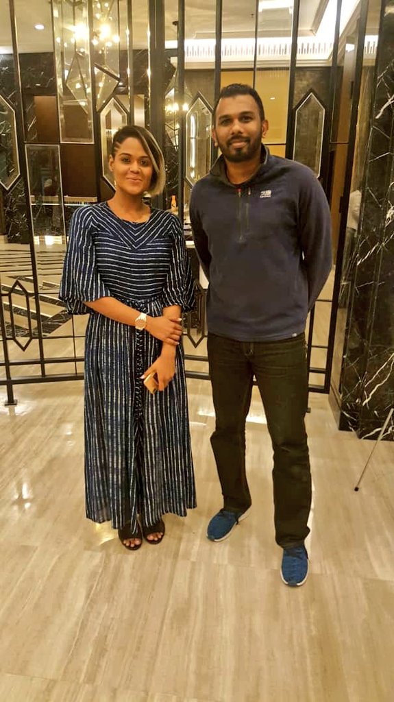 PuvarasanS's tweet photo. Thank you @SingerRamya! Made my day, and I hope we made your day as well! Enjoy your stay here, and I'll be seeing you again the next time you are here! 😊✌

Sorry for stalking 😂 and send regards to Jan! Special request. Love you both! 😍 https://t.co/REsq3jriY9