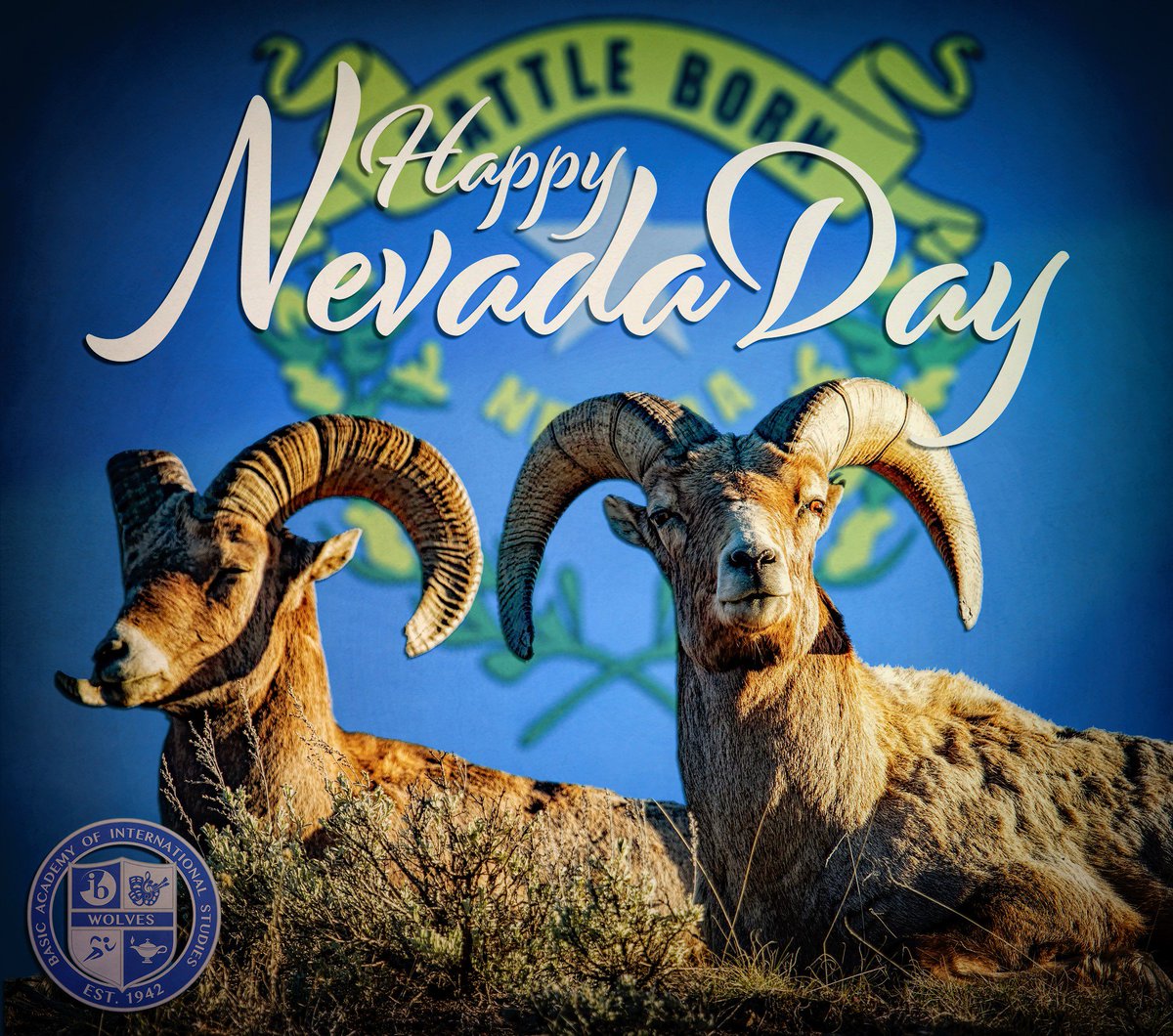 Happy Nevada Day Wolves! #allforourcountry #battlebornstate #silverstate #sagebrushstate #homemeansnevada