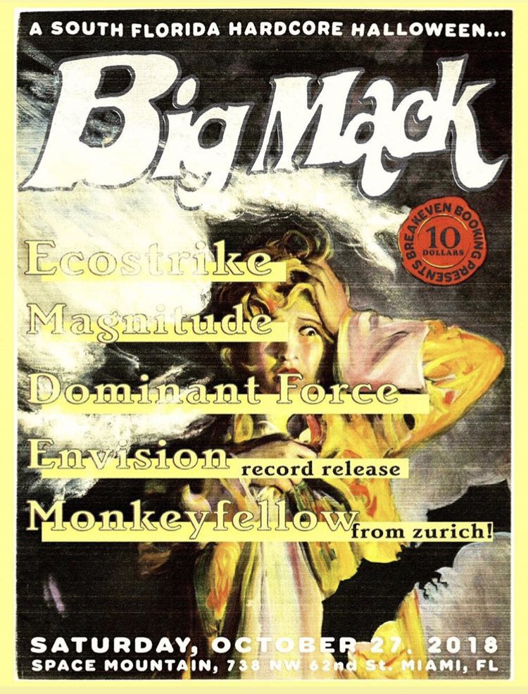 MONKEYFELLOW BEGIN THE US EAST COAST TOUR TOMORROW. THIS IS THE FIRST SHOW IN FLORIDA, MIAMI. THEN THEY GO NORTH. SO TELL US... WILL YOU BE IN THE SINGING PILE?