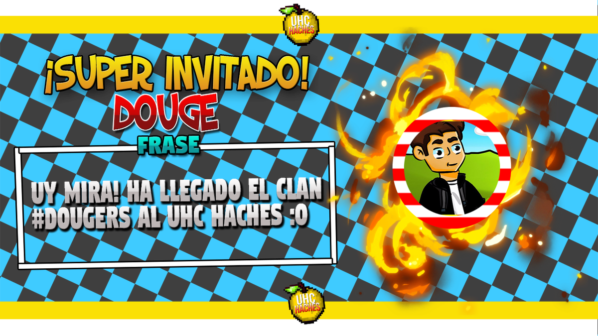 UHCHACHES's tweet photo. ⭐️¡Presentamos a @DougePvP !⭐️
⏩Frase: Uy mira! Ha llegado el clan de los #Dougers al UHC HACHES! :o
👥¿Te interesa participar? Escríbenos en MD📩
ETIQUETEN A @FlexVegaYT https://t.co/klelrY6K5j