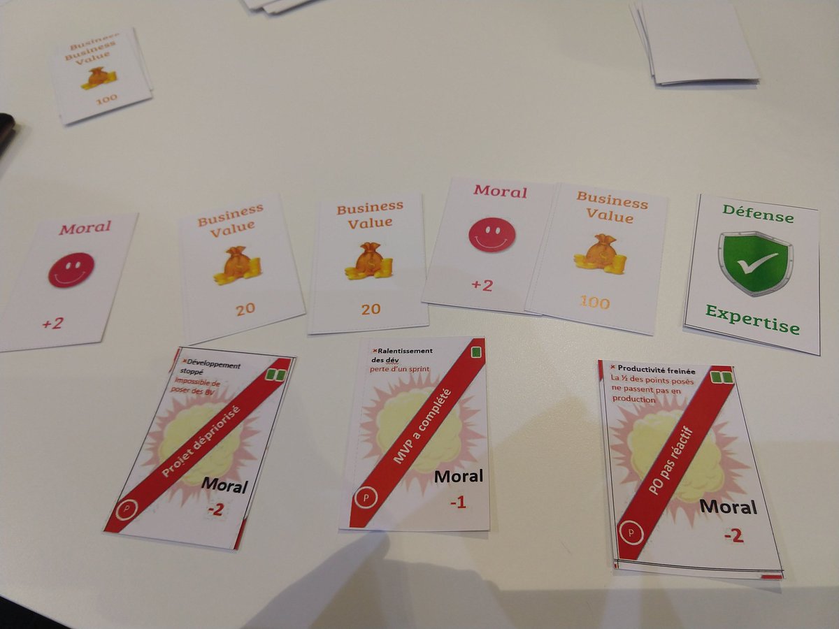 Mari7yn's tweet image. #Scrumind : enfin un jeu pour ceux qui maîtrisent déjà #Scrum ! Une équipe essaye de mener à bien un projet. Mais un joueur nommé l&apos;antiscrum leur met des bâtons dans les roues, pour les pousser à trouver des solutions et à les justifier : docs.google.com/presentation/d… #OpenSeriousGame