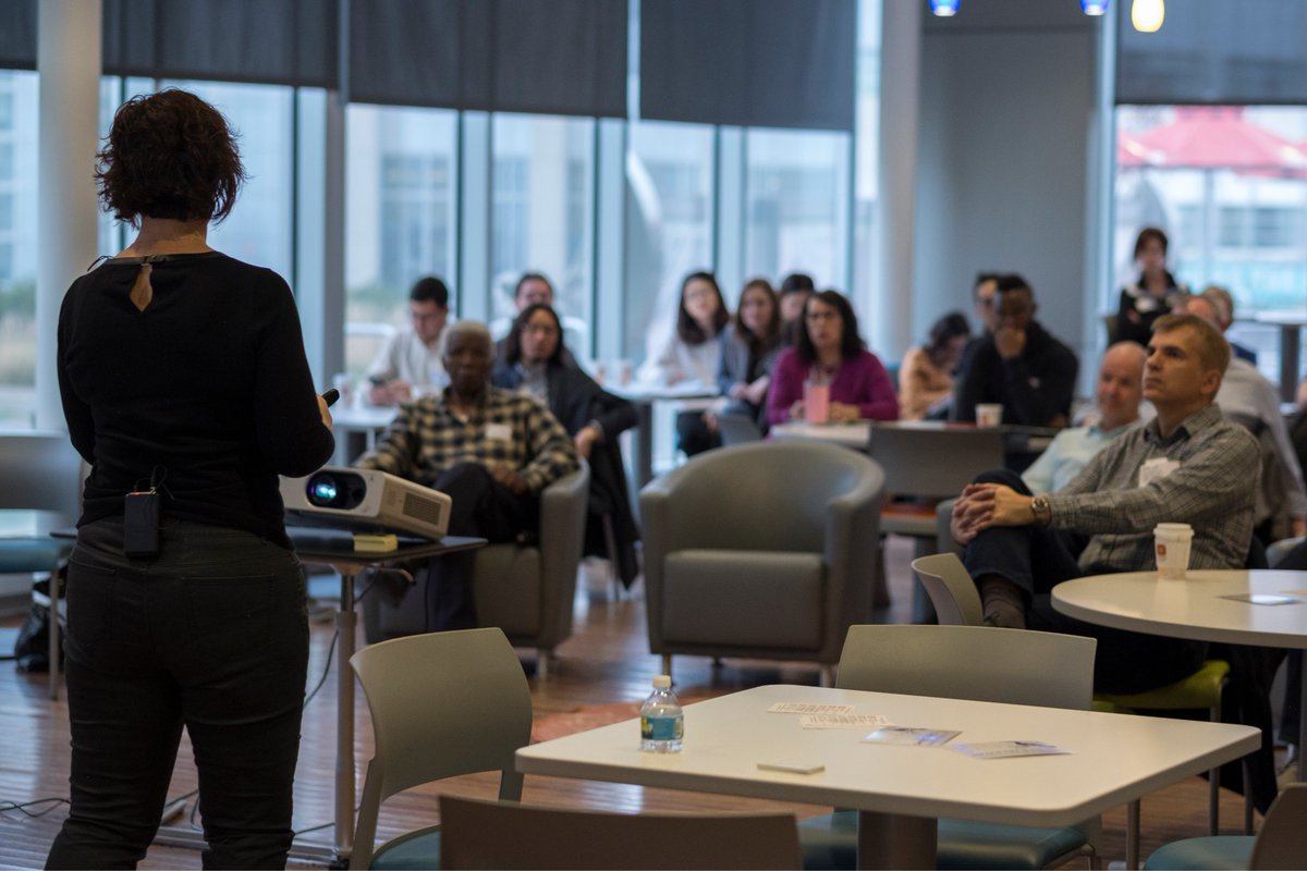 PurdueResFound's tweet photo. Another great Friday morning of bringing together the #Entrepreneur community around #Purdue for #FoundryGrounds with @PurdueFoundry. Join us as we all #TakeGiantLeaps! https://t.co/utkzuEMqAz