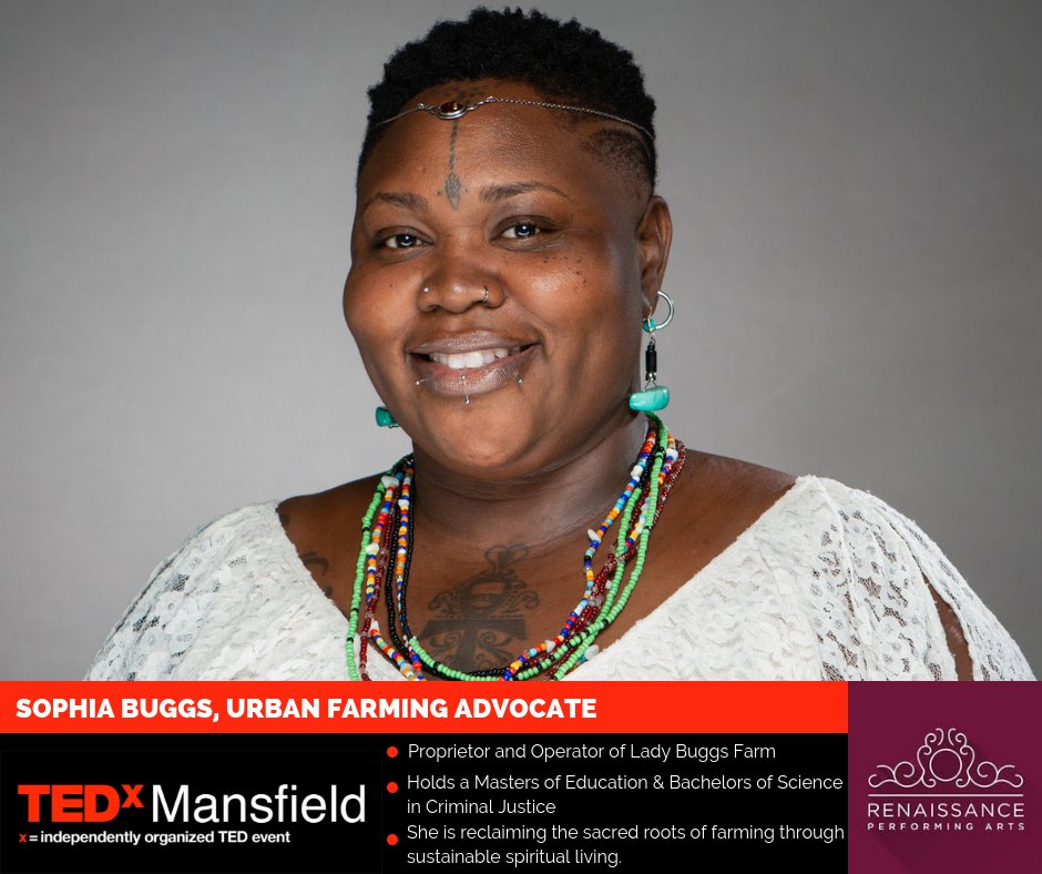 TedxMansfield's tweet photo. 4 of our keynote speakers include @collierlandry, @aureliovld, @thisepiclife and @LadyBuggsFarm --- don't miss some fascinating ideas on #resilience, #forgiveness, #personaldevelopment + #urbanfarming. 
Get your tickets here: https://t.co/8mepcf827z #TEDxMansfield https://t.co/UIeMhaskOs