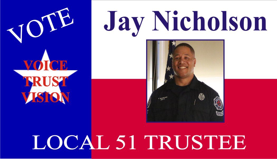Jfire189's tweet image. I am running for Trustee of #Local51 #ElPaso Firefighters Union. I would greatly appreciate the support of all #EPFD members. Thank you!