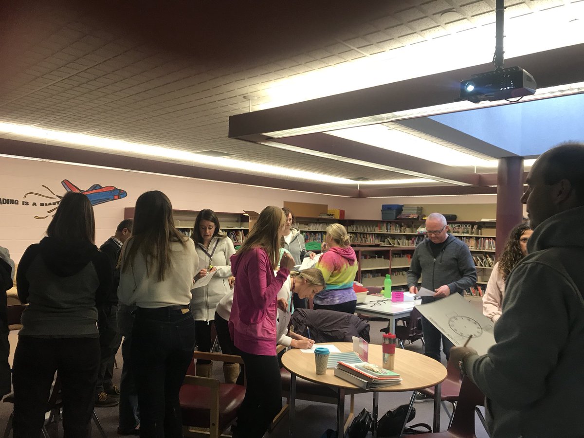 Starting off our PD day with finding a “date” <a href="/CleardalePS/">Cleardale PS</a>