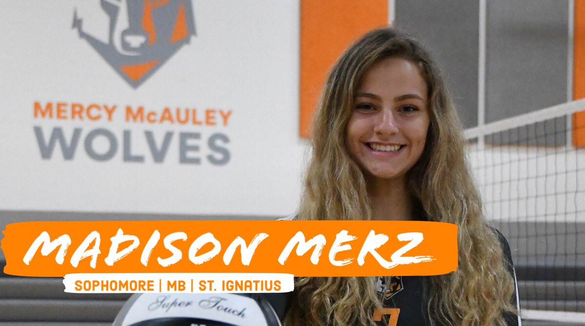 Madison Merz, Sophomore MB
“My greatest accomplishment at the new #MercyMcAuley is beating Rachel at every dance-off ever.” #dancingwithwolves #YouBelongHere