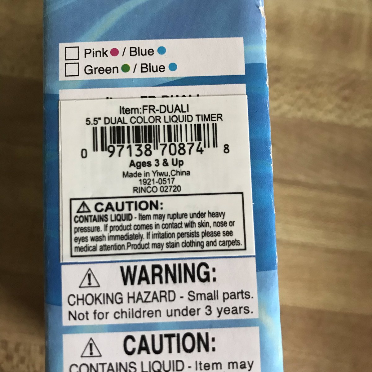 JessiKellogg's tweet photo. @AskTSA looking to entertain my toddler on a transatlantic flight. Is this toy allowed? It doesn’t list ounces on the packaging. https://t.co/psVsFpVgCl