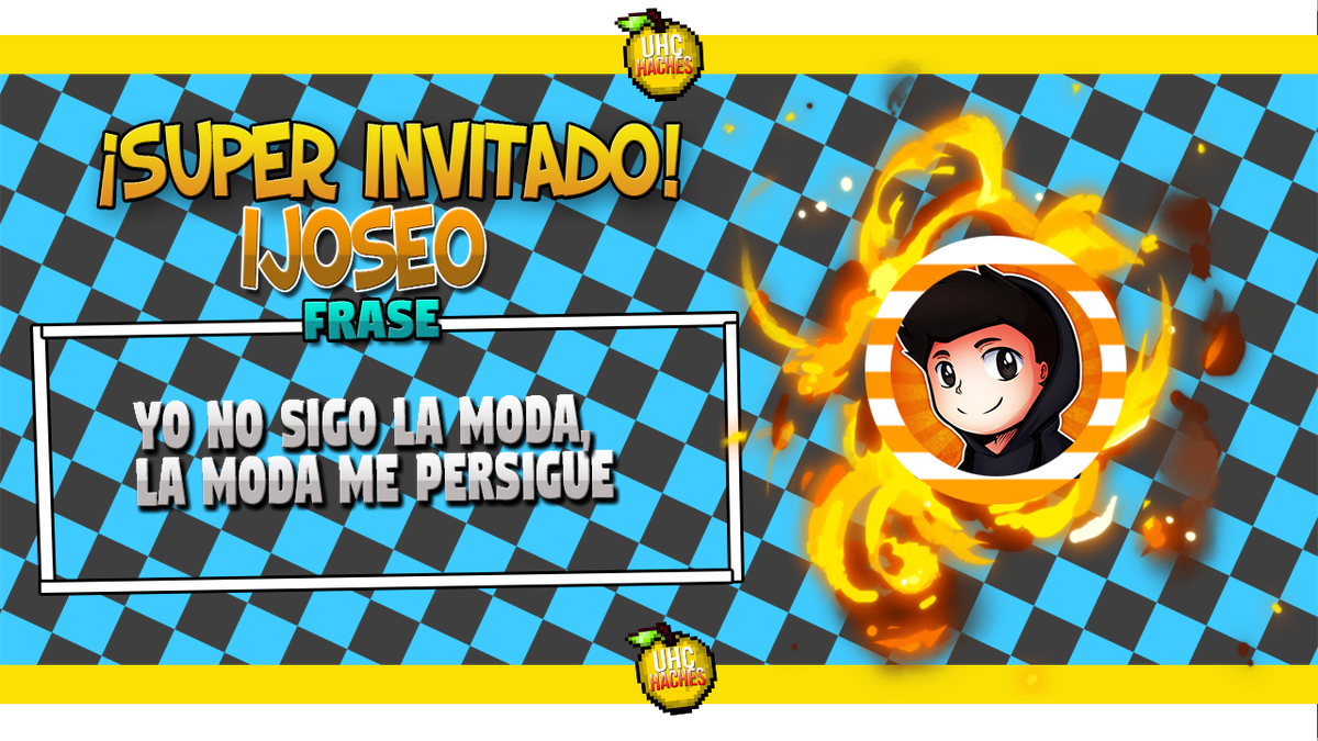 UHCHACHES's tweet photo. ⭐️¡Presentamos a @itsJoseoYT !⭐️ 
⏩Frase: Yo no sigo la moda, la moda me persigue
👥¿Te interesa participar? Escríbenos en MD📩

ETIQUETEN A @FlexVegaYT https://t.co/3SXWq4VY3R