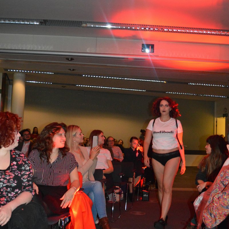 Wen_UK's tweet photo. pt3- Seeing Red Fashion Show - periods & fashion? Yep you heard right! Amazing creations with a story - "The future is female" - @modibodi & . "Smash Shame" @wukawear #PeriodAction #EWOA #PeriodsWithoutPlastic https://t.co/z9S9lp98Xl #PeriodProud https://t.co/ObPnxdUBsS