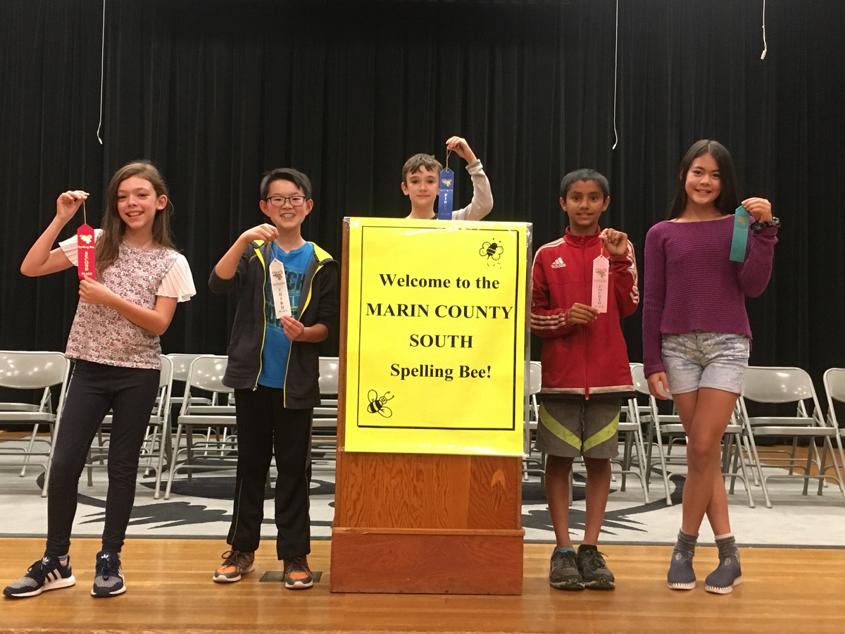 burkemaryjane's tweet photo. Congratulations to our South Elementary Spelling Bee winners last night! Can you spell as well as these 5th and 6th graders? @mv_schools @DrNancyLynch #marincounty https://t.co/yFuhzz7Sqf