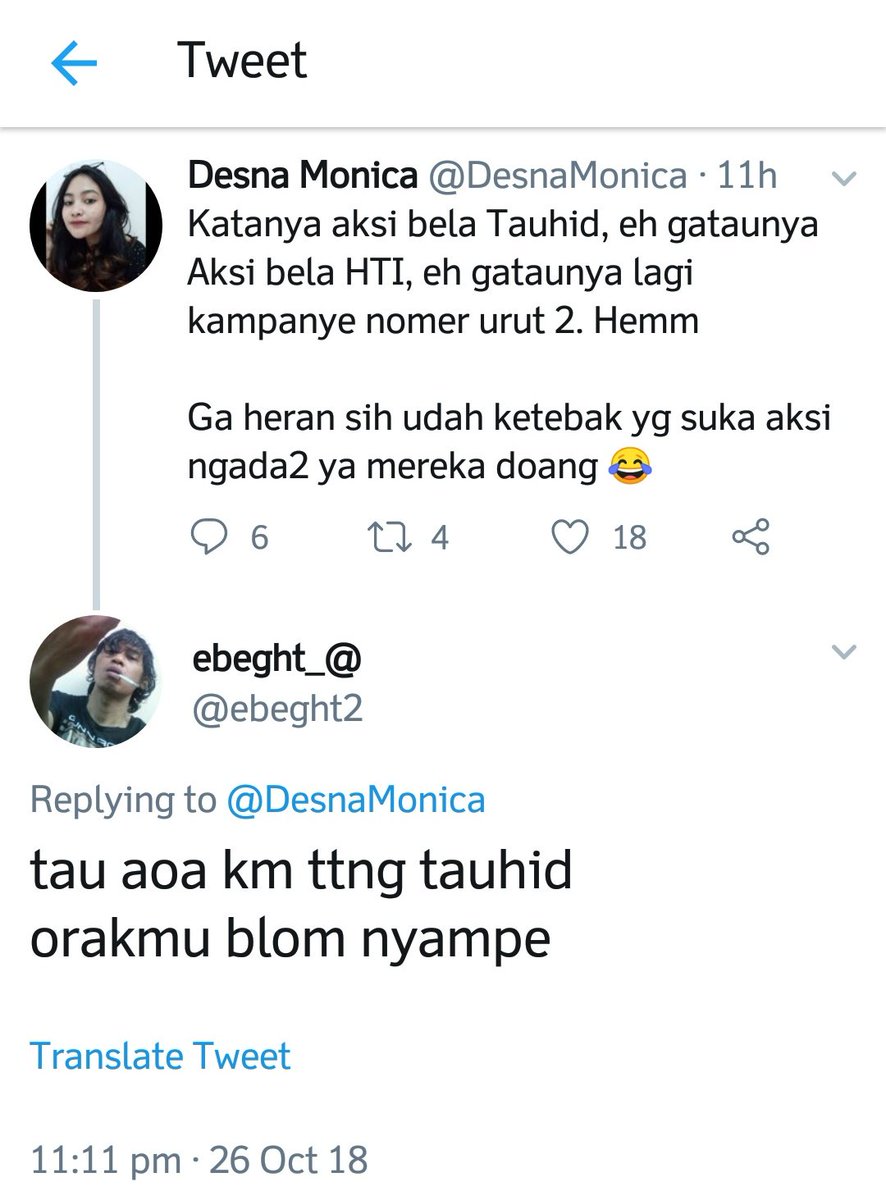 DesnaMonica's tweet photo. Maap mas
@ebeght2 

SAMPAH!

Ini tolong kasi tau gua kenapa mereka begini mulu sih sok paling beragama tapi ya begini 😭
 @habibthink @ustadzthink @Takviri @negativisme https://t.co/IUqJDeHHrY