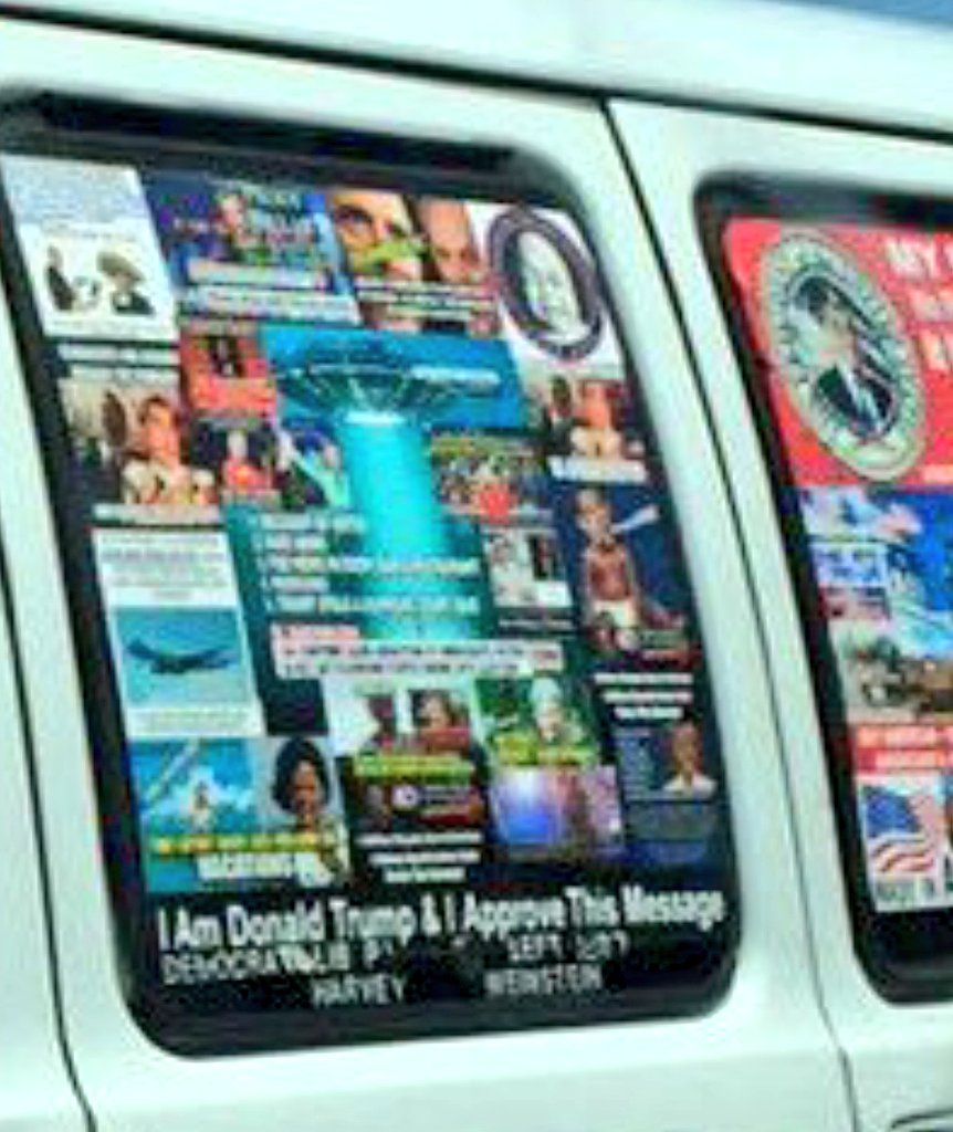 04721bU25K27Ik3's tweet image. The #MAGABomber is basically Negan. Look at a closeup of his van.

#BombGate