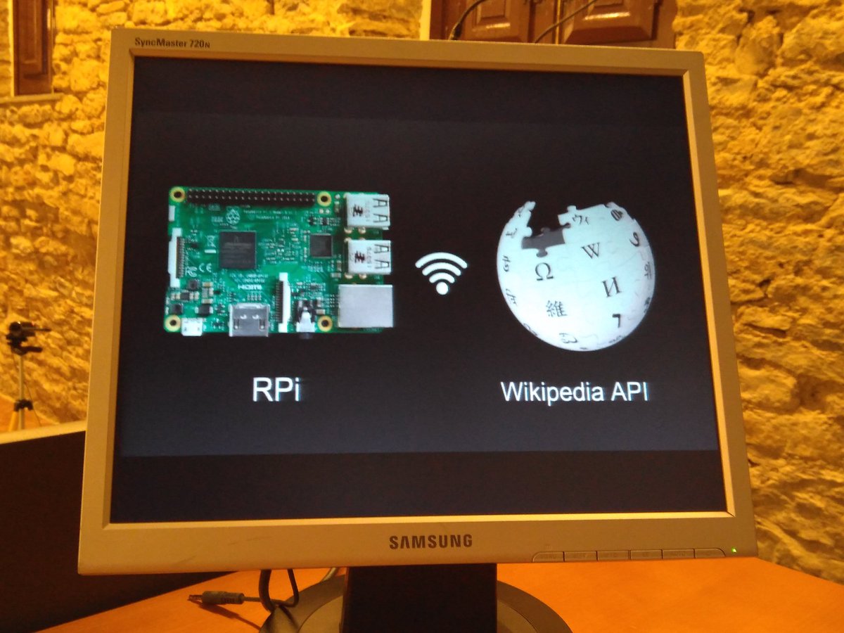 mentxuwiki's tweet photo. Ahora @estefull (química haciendo la tesis en Arqueología UPV/EHU) nos habla de la #WikiBox, un proyecto para crear una impresora que imprima las categorías de Wikipedia que se le indiquen.
Próxima evolución: De usar categorías, a utilizar Wikidata
#JornadasWMES #autodidacta https://t.co/lyfGnIbcBR