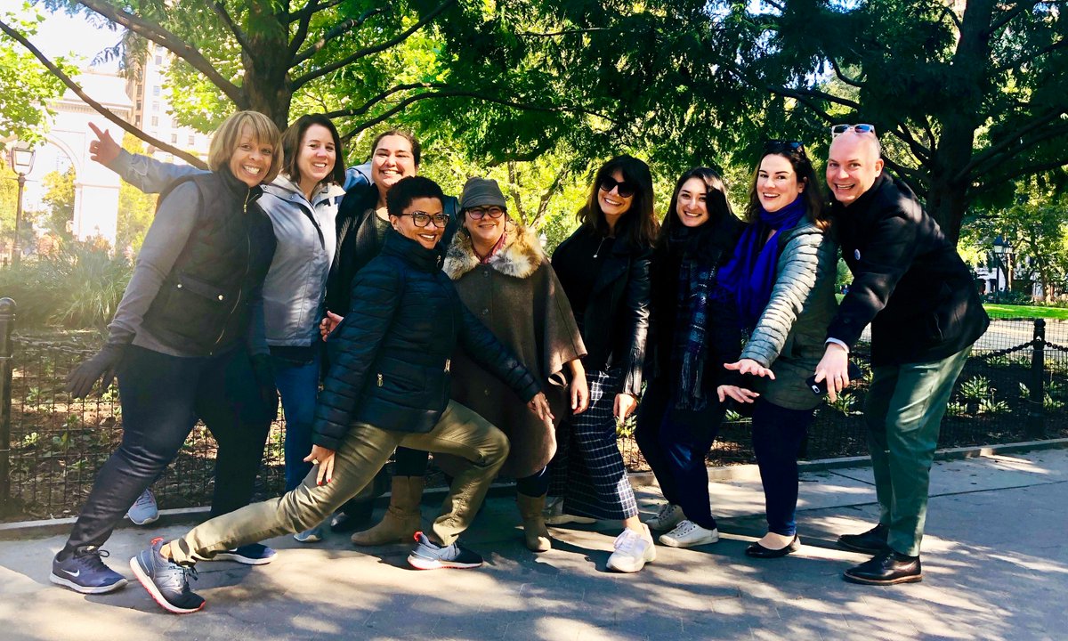 NYUHR's tweet image. So far in #NYU&apos;s Global Walking Challenge, over 1,000 participating faculty and employees globally have logged more than 93 million steps! How are you getting your #nyusteps in? nyu.edu/employees/life…