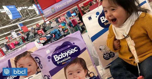La hermosa reacción de una niña con #sindromededown al verse como rostro en campaña de la marca de pañales #Babysec. ¡Nos encanta esta iniciativa que impulsa la inclusión de estos niños! #chile #culturadelavida