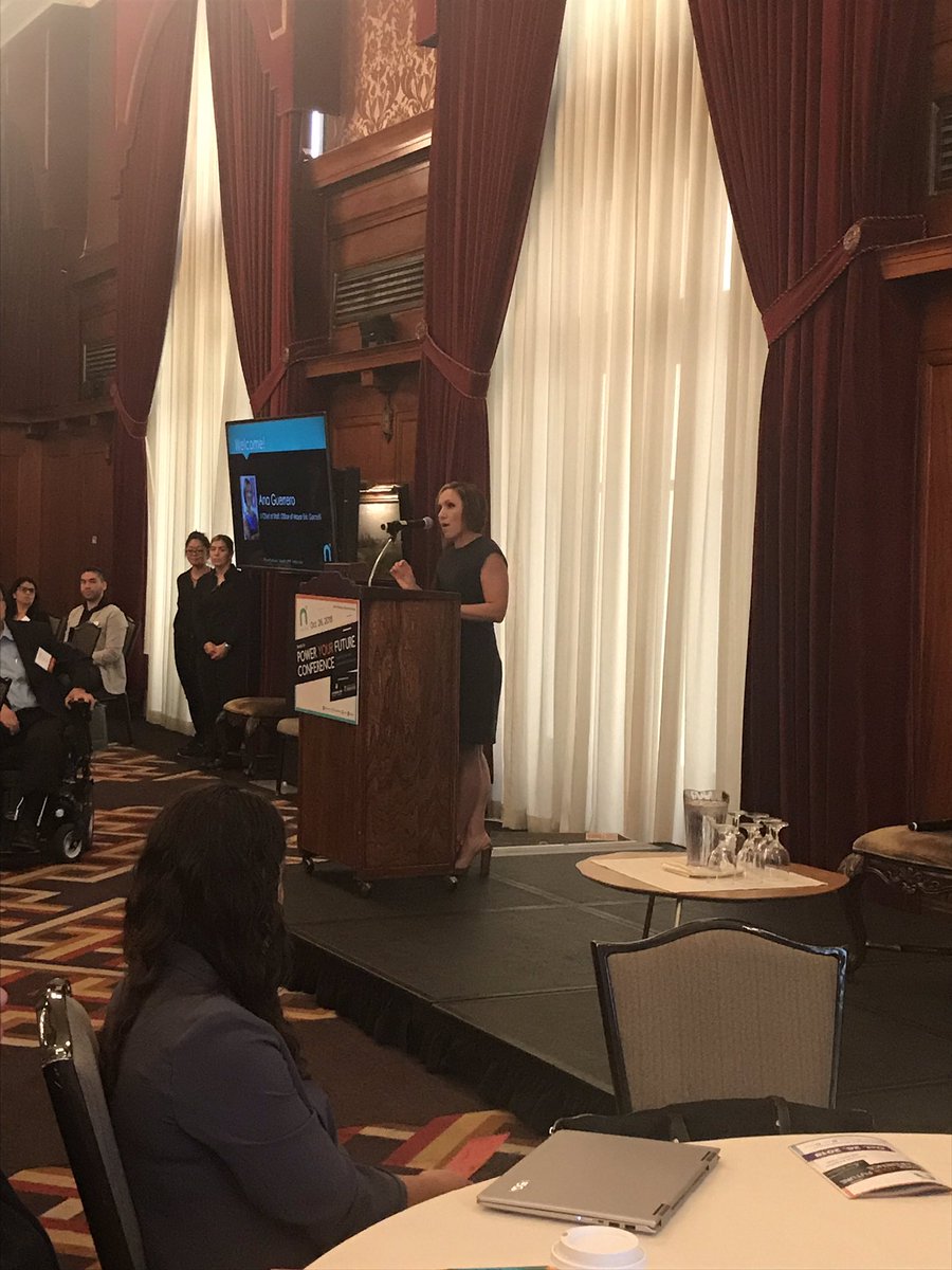 NextLA_'s tweet photo. “Successful people keep learning, keep improving.” @ana1970 with the @MayorOfLA welcomes everyone to the NextLA #PowerYourFuture Conference. https://t.co/FiN5XX4wo1
