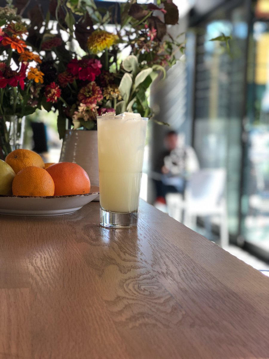 NOON Meeting: Julia rarely slows down while on the job, unless, of course, our new Mint Lemonade needs taste-testing.  Have you indulged in our newest flavor?  #swoonfornoon