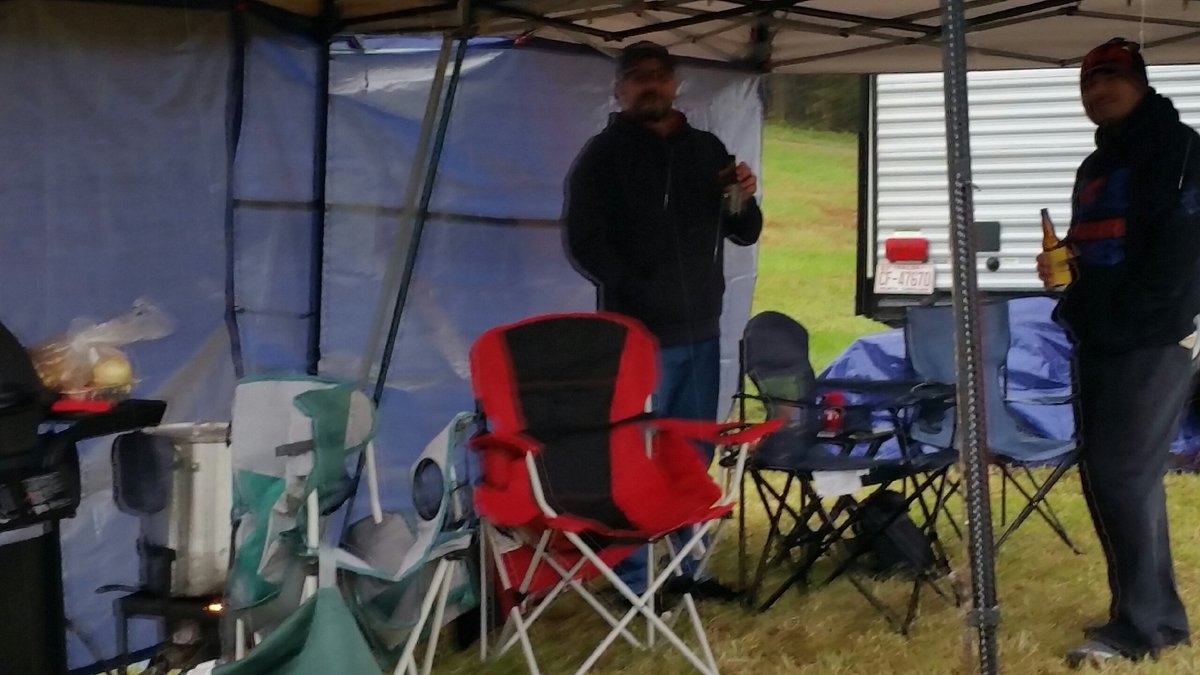 Attention die-hard campers, we open at 2 today! Take a break and grab some great local brews! #NASCAR #craftbeer #drinklocal #rainonraceweekendsucks #yesmartinsville