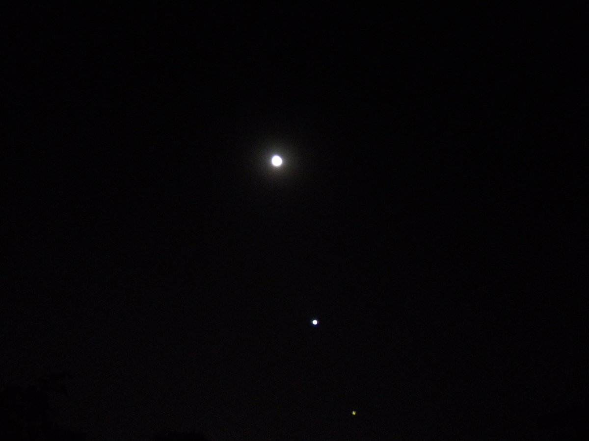 I can see three moons guess what are those two.