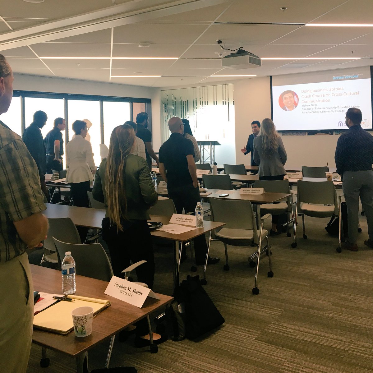 MetroPhxExport's tweet photo. “Effective cross cultural communication is critical for success in global business” thank you Kishore Dash for a great talk! #EXPORTEXPLORE https://t.co/tA8slhebfW