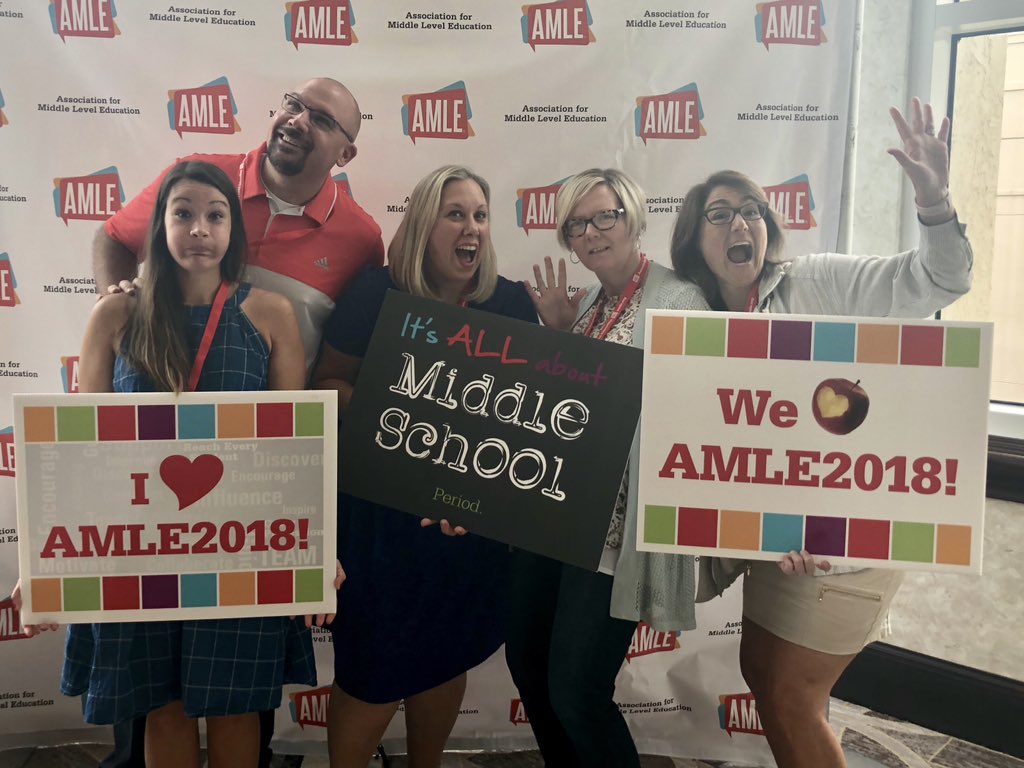 JenFitzMath's tweet image. Having a blast with the @NJAMLE team at #AMLE2018! Middle school teachers keep learning fun and fabulous! #middleschoolrocks #njed @AMLE @4theMiddle @tinamonte @LynnThompsonELA @C_Requa @vsasso1718 @sanwoz @ProfJPizzo @snydesn2