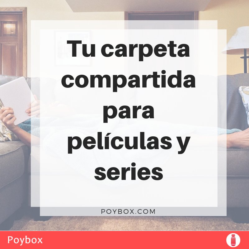 poybox1's tweet photo. ¿Sabías que con Poybox puedes crear una carpeta compartida y guardar todas las películas y series favoritas?
No te compliques y guárdalas todas, podrás verlas en cualquier momento, en cualquier lugar.

¡Hasta 100Gb gratuitos! https://t.co/C3l3NY26TJ  #drivevirtual #tecnologia https://t.co/Zf78QTdVAp