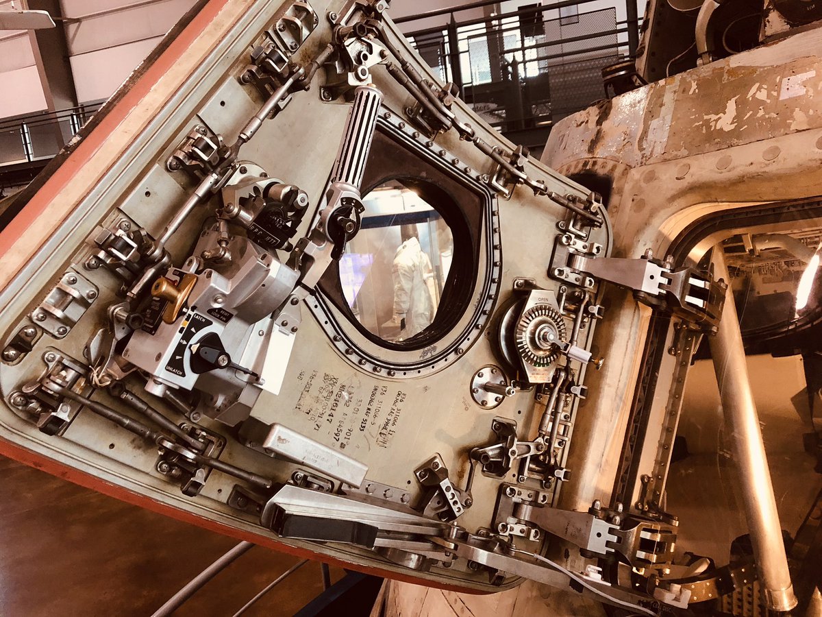 NFT5lut's tweet image. Needed an outerspace long moonwalk down history lane, so  visited the Apollo VII @FrontofFlight #lunarmodule #spaceporn