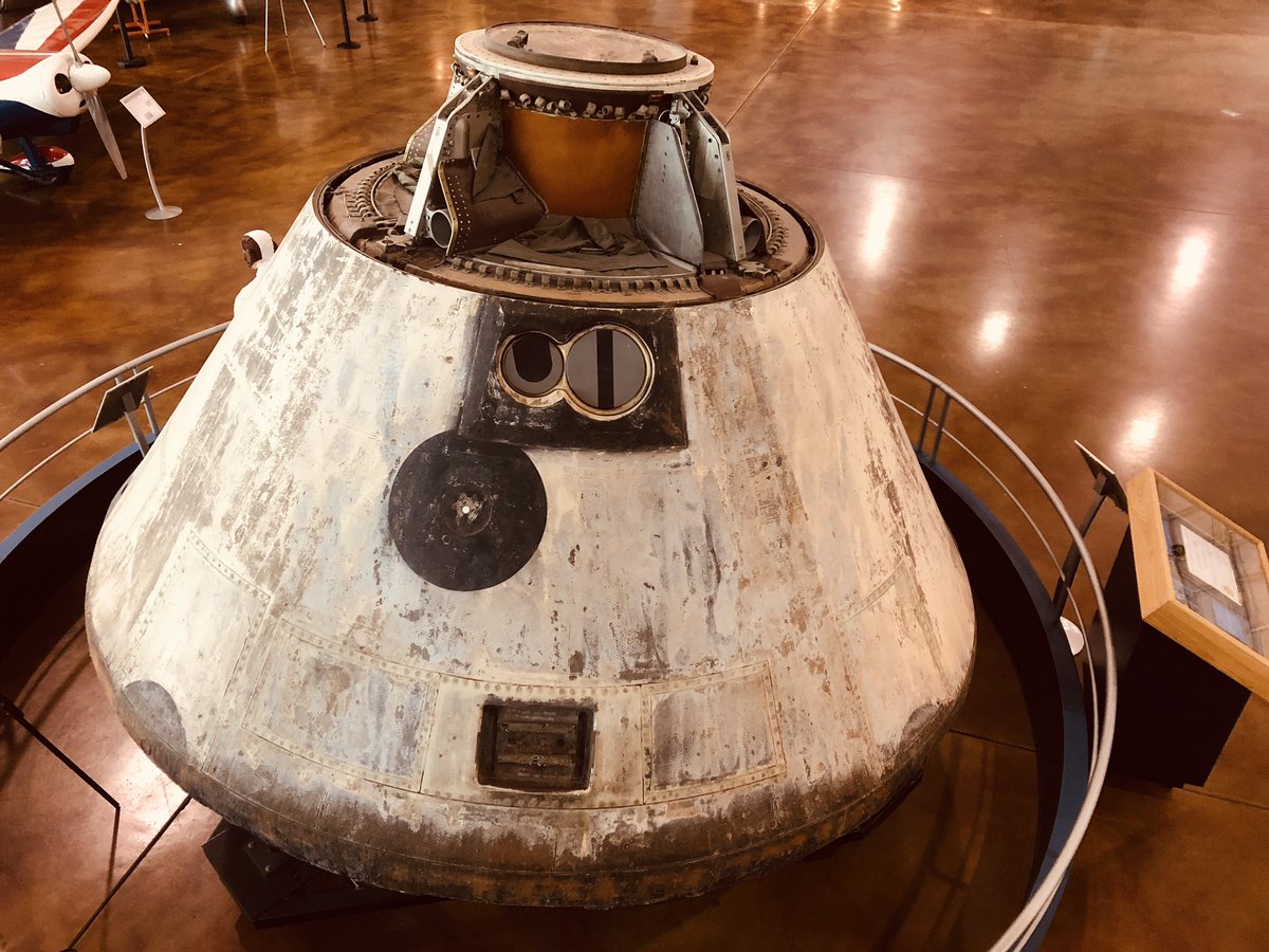NFT5lut's tweet image. Needed an outerspace long moonwalk down history lane, so  visited the Apollo VII @FrontofFlight #lunarmodule #spaceporn