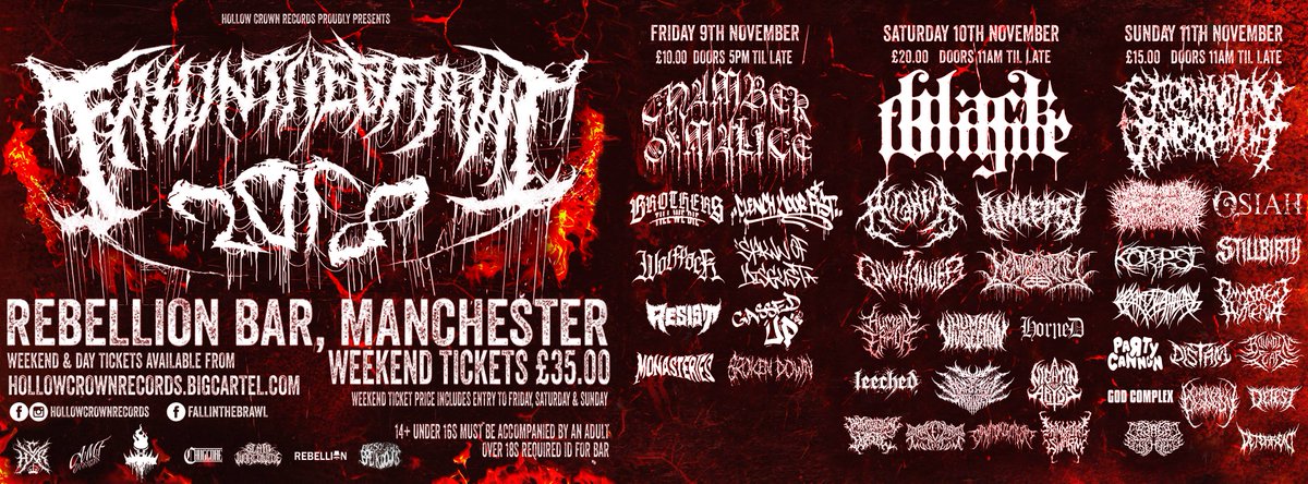 loscabossticks's tweet photo. Los Cabos artist @noah_plant_ joins UK blackened deathcore band @ANITAofficialuk on November 12th at #FallintheBrawl in Manchester! Tickets are only 35 quid for the whole weekend so grab your tickets now! #LosCabosDrumsticks #LCDArtistFam #Manchester #UK #DrumFam #DrumLife https://t.co/RNf2H5BBt3