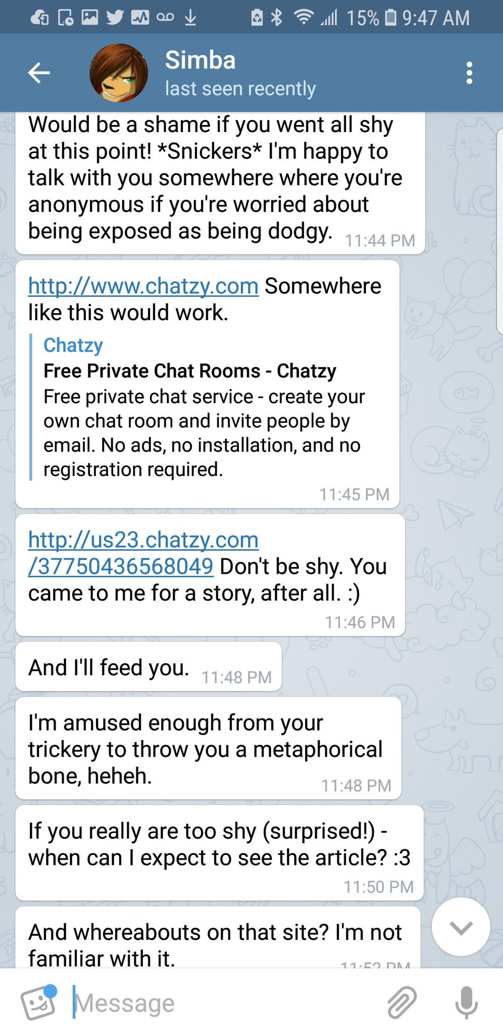 Dogpatch Press On Twitter Simba Is An Extremely Abusive
